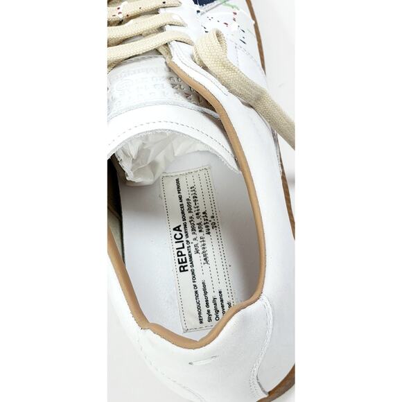 MAISON MARGIELA Leather Sneakers US8 UK7 EU41 Paint Splatter main image 10